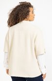Veste forme cape boutonnée