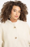 Veste forme cape boutonnée