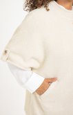 Veste forme cape boutonnée