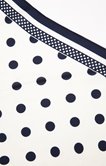 Foulard triangle à pois