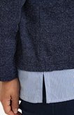 Pull 2-en-1 avec patchs fantaisie