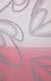 Echarpe multicouleur avec coeurs