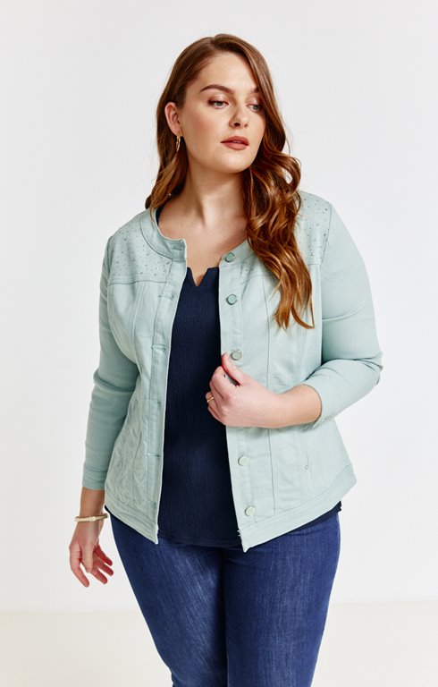 Veste avec détails strass