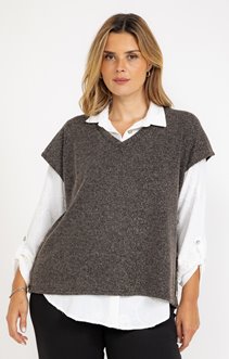 Pull sans manches