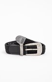 Ceinture élastiquée avec boucle strass
