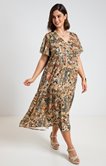 Robe longue imprimée