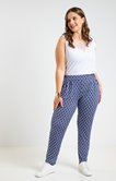 Pantalon droit imprimé