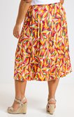 Jupe plissée imprimée