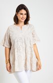 Tunique en broderies anglaises