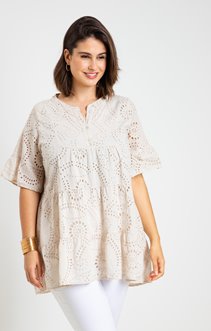 TUNIQUE EN BRODERIES ANGLAISES