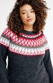 Pull tricot collier