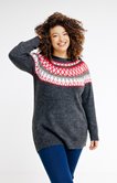 Pull tricot collier
