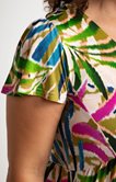 Robe longue imprimé tropical