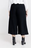 Jupe culotte plissée chevron en maille