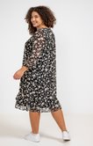Robe manches longues imprimé floral