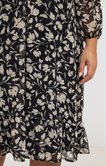 Robe manches longues imprimé floral