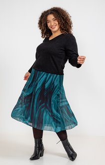 ROBE 2 EN 1 ABEC HAUT EN MAILLE CHAUDE