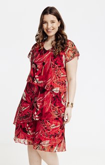 Robe en dentelle encolure v 