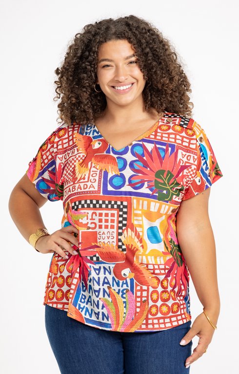 Tee-shirt multocolore