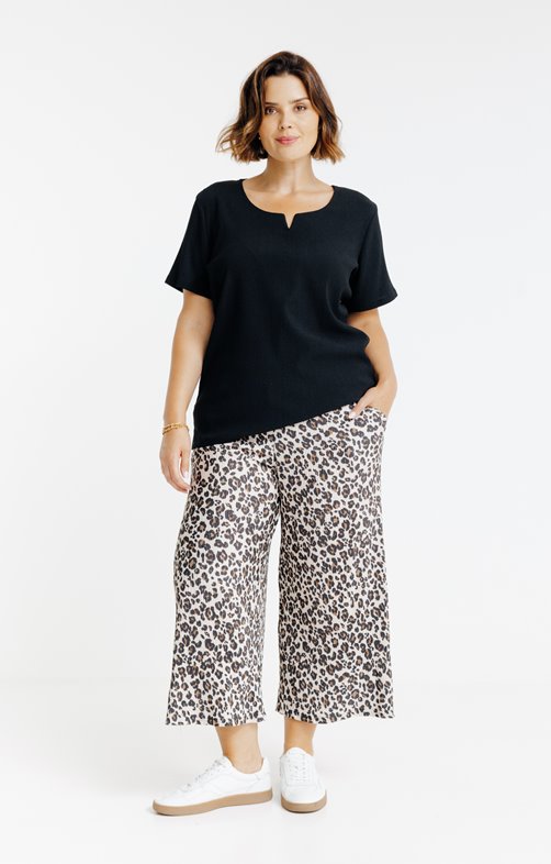 Jupe culotte imprimé animalier