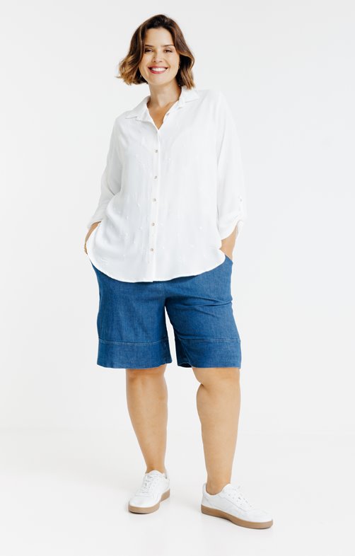 Short chambray large