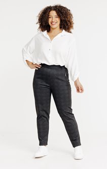 Pantalon de ville à carreaux