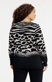 Pull léopard à paillettes 