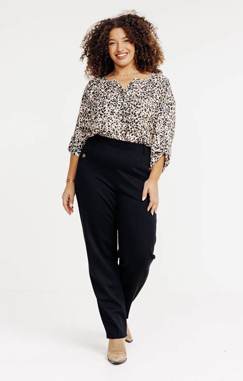 Pantalon droit poche cavalière