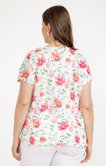 Tee-shirt imprimé coquelicots