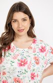 Tee-shirt imprimé coquelicots