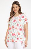 Tee-shirt imprimé coquelicots
