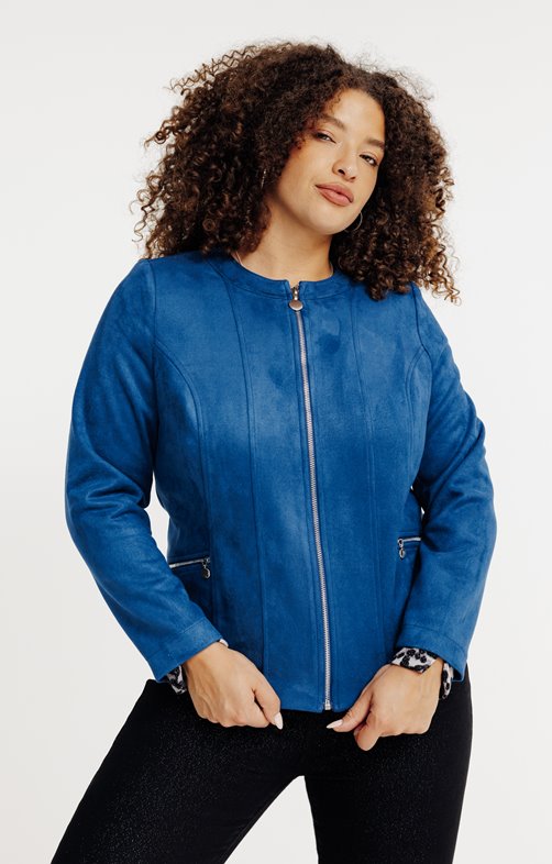 Veste manches longues sans col