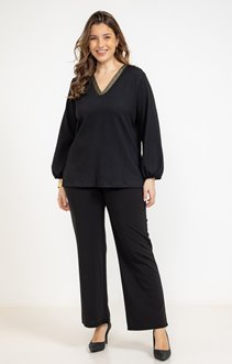 Pantalon large jolie poche