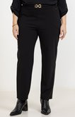 Pantalon droit boucle ceinture