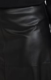 Jupe faux cuir noir