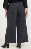 Pantalon large gris foncé