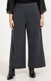 Pantalon large gris foncé