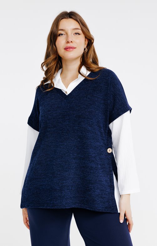 Pull 2-en-1 à paillettes