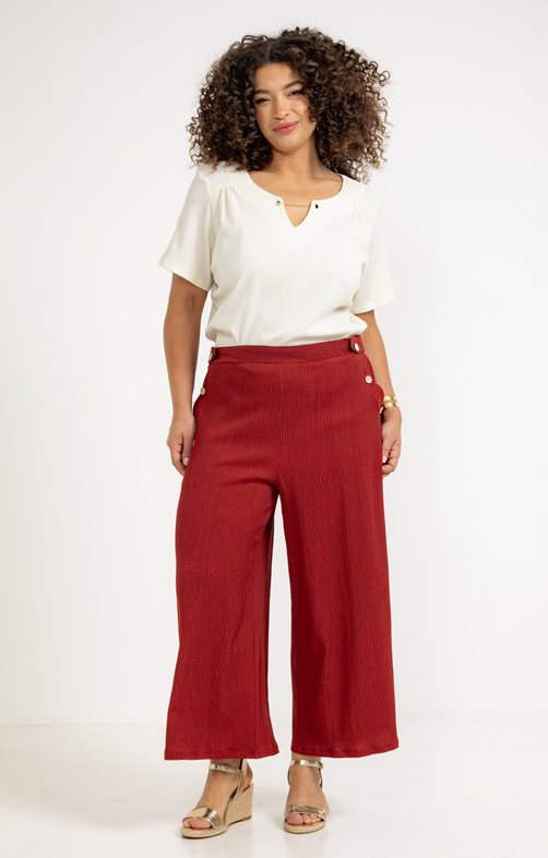 Jupe culotte avec boutons