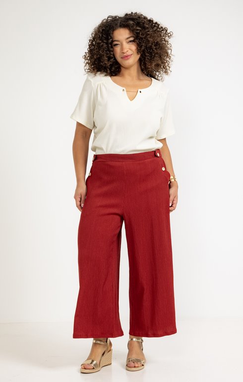 Jupe culotte avec boutons