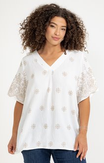 Tee-shirt imprimé reliéfé