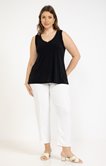 Pantalon fluide avec passants