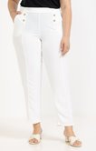 Pantalon fluide avec passants