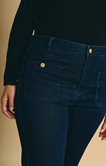 Pantalon large denim