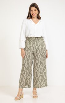 Pantalon fluide imprimé