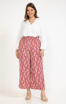 Pantalon fluide imprimé