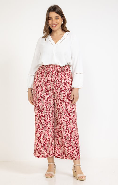 Pantalon fluide imprimé