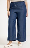 Pantalon large en lyocell