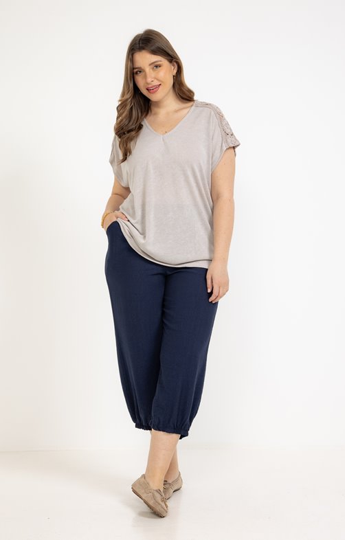 Pantalon large fluide