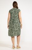 Robe en lin imprimé